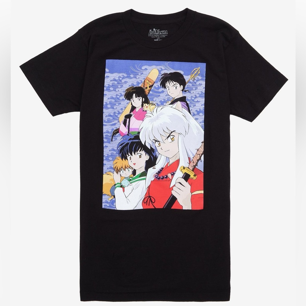 Inuyasha Black Graphic Tee